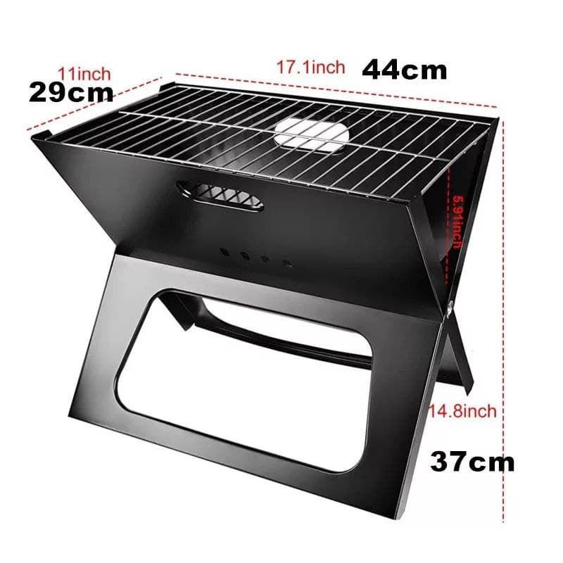 شواية الفحم المحمولة والقابلة للطي لشواء رائع في أي مكان