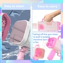 مسدس فقاعات صابون 24 فتحة للعب والتسلية والضحك للكبار والصغار