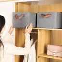 منظم ملابس للبناطيل والتيشرتات والقمصان بقوائم معدن لترتيب الادراج والدواليب بيد لسهولة الحمل