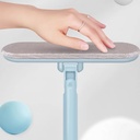 مساحة سلك وزجاج 2 في 1 تدور للوصول للاماكن الضيقة للتنظيف والتلميع من التراب والشحوم بيد معدن