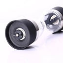 مطحنة فلفل اسود وتوابل يدوية 2 في 1 من الزجاج عملية وسهلة الاستخدام والتنظيف