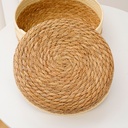 ka 1379 طقم عياشه خوص مدور 2 قطعه