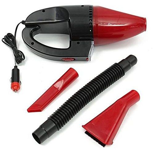 مكنسة السيارة القوية بكشاف وخرطوم لسهولة الشفط