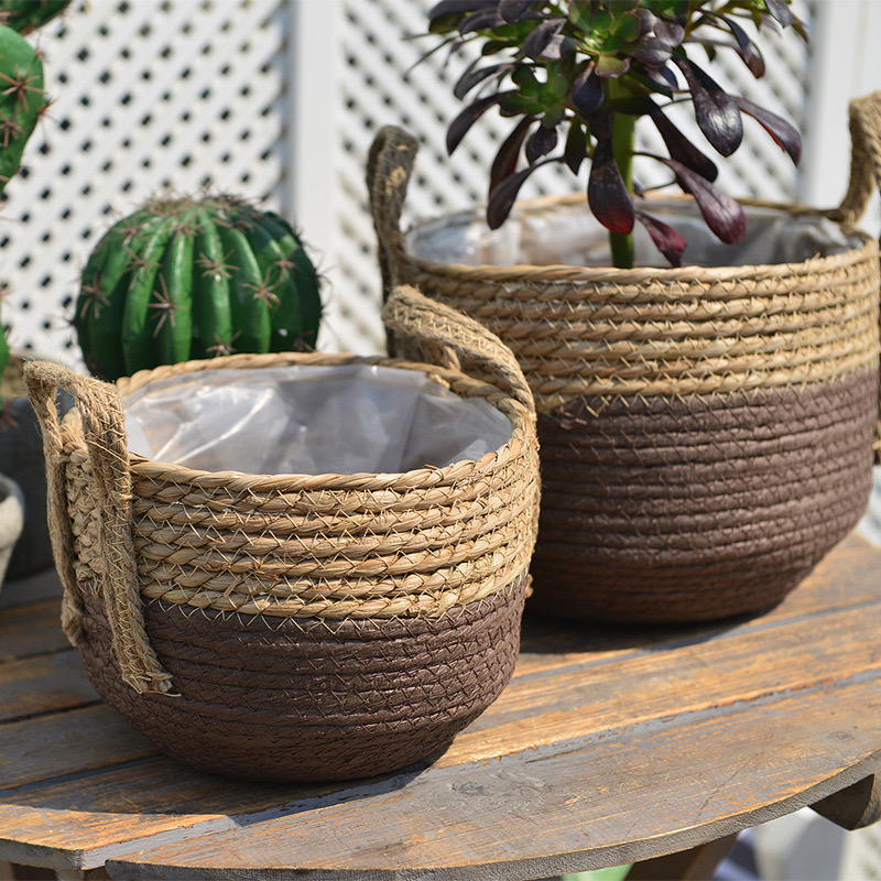 ka1350 طقم باسكت غسيل خوص 3قطع