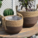 ka1350 طقم باسكت غسيل خوص 3قطع