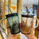 مج زجاج بشاليموه