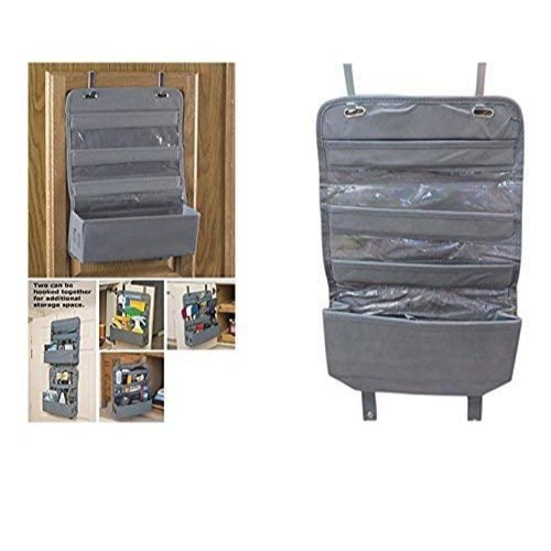 منظم أدوات التنظيف للتعليق على درفة تحت الحوض