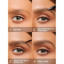 مزدوج وتربروف لرسم شكل الشعر بسهولة مع جل للتثبيت Sheglam قلم حواجب