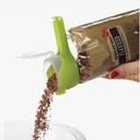 غالق اكياس بغطاء برطمان لسهولة الفتح والغلق و تكرار الاستخدام