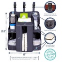 منظم جميع مستلزمات الأطفال للتعليق بجانب السرير