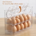 استاند ومنظم اكليريك 3 ارفف لحمل وتنظيم البيض داخل الثلاجة علي الارفف والابواب يحمل حتي 30 بيضة