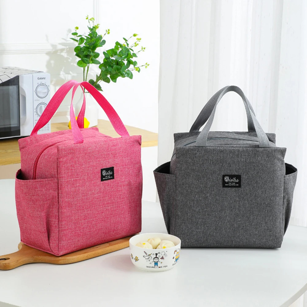 شنطة حفظ طعام  2 جيب مبطنة من الداخل تحافظ على الطعام (ساخن وبارد ) للرحلات والسفر والسيارة