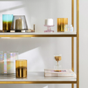 شمعة معطرة في كوب زجاجي( ذهبي) قطعة واحدة