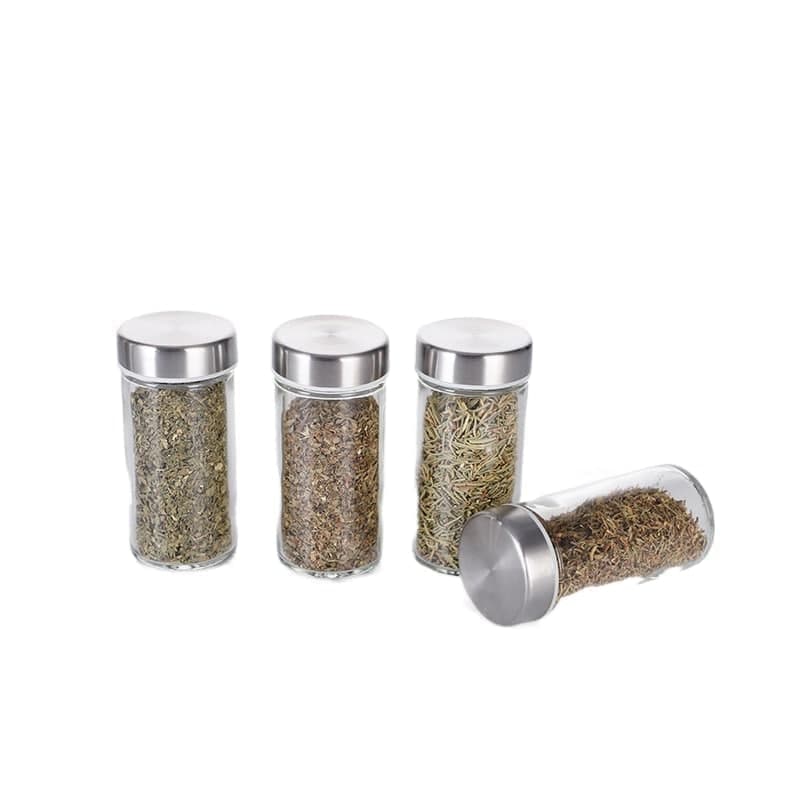 حامل توابل دوار 360 درجة مع 12 برطمان زجاجي