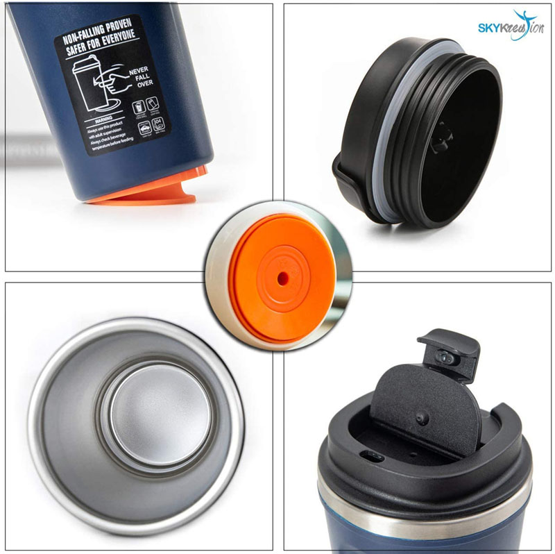 مج ستانليس حرارى مانع للتزحلق و الانسكاب