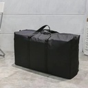 شنطة تخزين كبيرة  قابلة للطي للملابس والبطانيات والالحفة مع وسوسته  واتنين يد لسهولة الحمل والتنقل