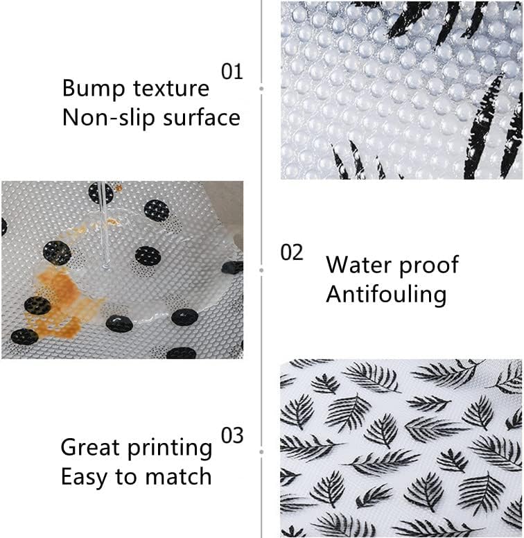 رول بطانة منقوش للادراج والارفف مانع للانزلاق قابل للقص والغسيل 5 متر