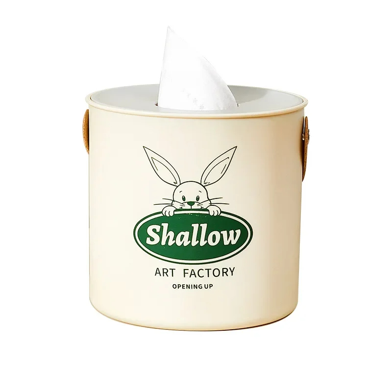 علبة مناديل شيك بيد جلد باللون البني لغرف النوم والاطفال والليفنج والمطبخ والمكتب