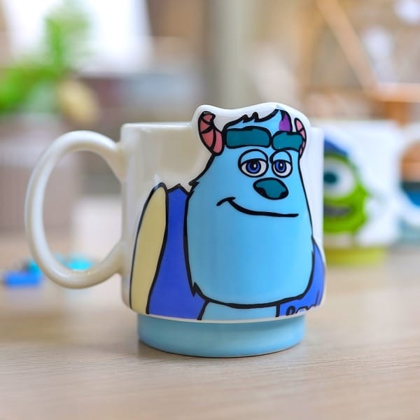 مج بورسلين شلبي وكرة البعبع  بارز للكابلز 300 ملي لشرب الكابتشنو والاتية والحليب  و مناسب للهدايا