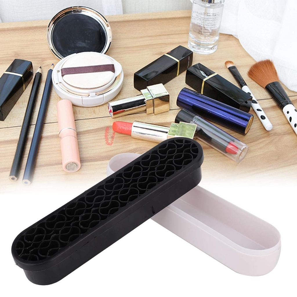 حامل ادوات ميكاب ومناديل سيليكون مرن لتنظيم وتخزين ادوات التجميل