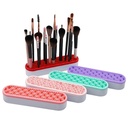 حامل ادوات ميكاب ومناديل سيليكون مرن لتنظيم وتخزين ادوات التجميل