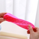 حامل ادوات ميكاب ومناديل سيليكون مرن لتنظيم وتخزين ادوات التجميل