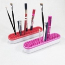 حامل ادوات ميكاب ومناديل سيليكون مرن لتنظيم وتخزين ادوات التجميل