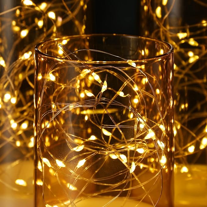 طقم شمع زجاجي 3 قطع مقاسات مختلفة مضئ بدون لهب يعمل بالبطاريات لتجديد الديكور