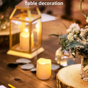 شمعة كهربائية بدون لهب لمحبي الشموع تعطي جو رومانسي تعمل ببطارية صغيرة