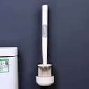 فرشة تواليت سيليكون مزودة بخزان لسائل التنظيف ويمكن  تعليقها علي الحائط م