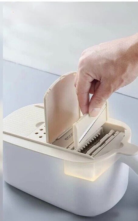 قطاعة و مبشره للخضروات  و الفواكه ايكوكو 10*1 متعدده الوظائف مع صفايه  و يد لسهوله الاستخدام