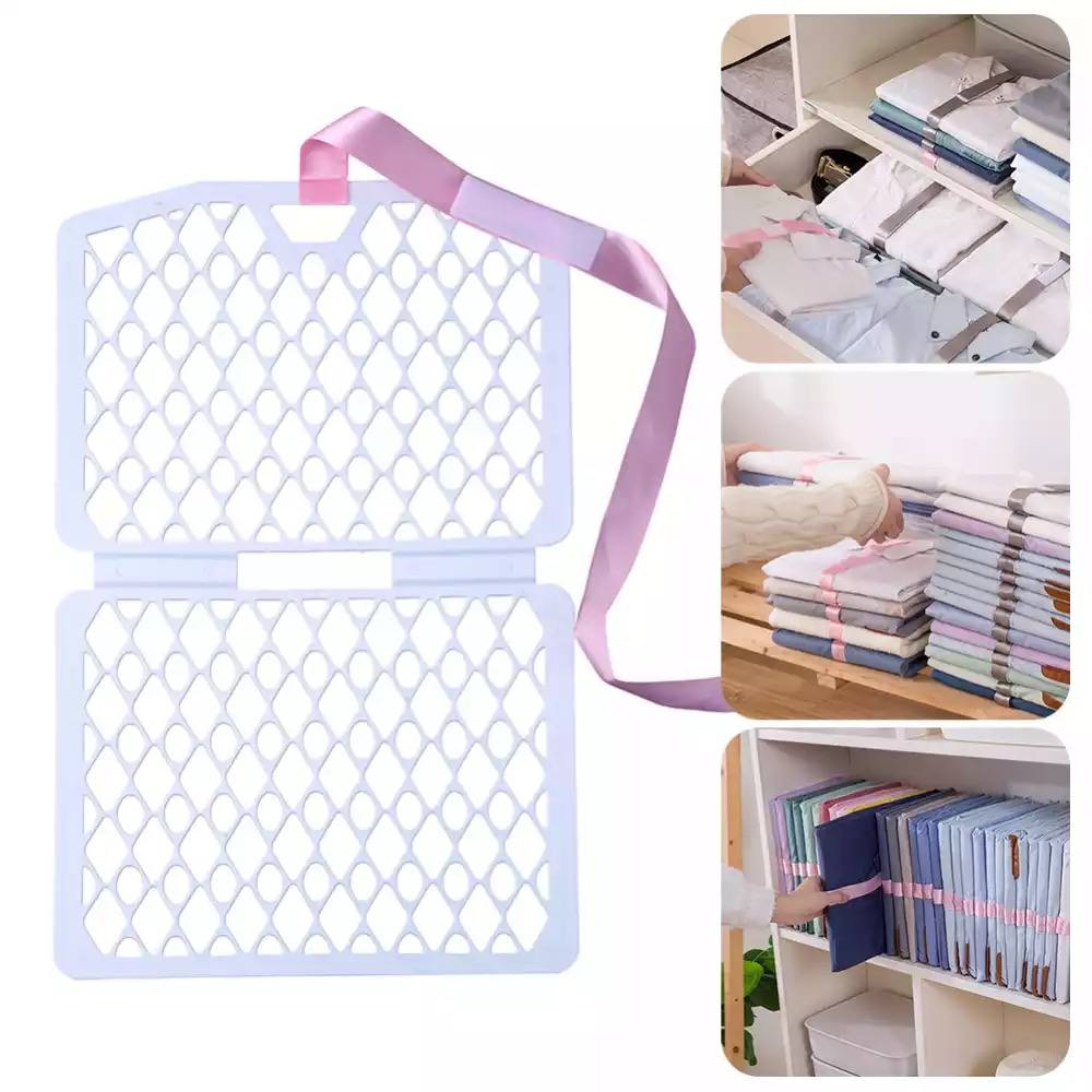 منظم القمصان وسهولة تطبيقها داخل الدولاب وأثناء السفر 5 قطع