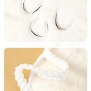 فوطة بخار قطنية مزدوجة وسميكة علي شكل قناع للوجه