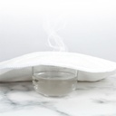 فوطة بخار قطنية مزدوجة وسميكة علي شكل قناع للوجه