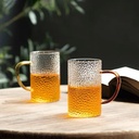 مج منقوش بايركس بيد الوان لتقديم المشروبات الساخنه و العصائر