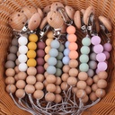 مشبك سلسلة اللهاية للرضع والاطفال الصغار مظهره جميل وانيق لجذب انتباة طفلك