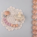 مشبك سلسلة اللهاية للرضع والاطفال الصغار مظهره جميل وانيق لجذب انتباة طفلك