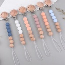 مشبك سلسلة اللهاية للرضع والاطفال الصغار مظهره جميل وانيق لجذب انتباة طفلك