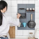 منظم للأدوات سهل التعليق بلاصق دبل فيس قوي للمطبخ و المكتب