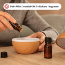 فواحة مضيئة 7 ألوان بخزان عطر و يو اس بي