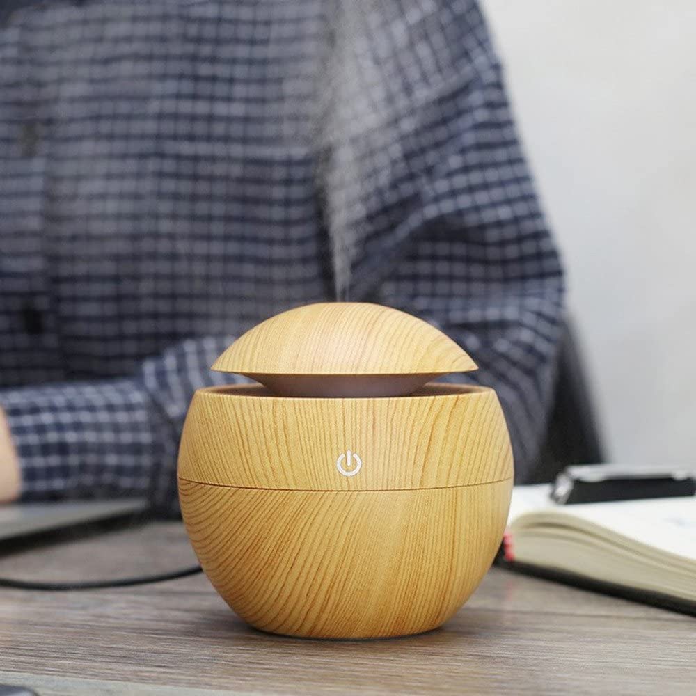 فواحة مضيئة 7 ألوان بخزان عطر و يو اس بي