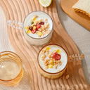 طقم 3 كوب زجاج bubble