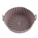 قالب ايرفراير سيليكون مستديرة الشكل مقاومة للحرارة باتنين يد لسهولة الحمل