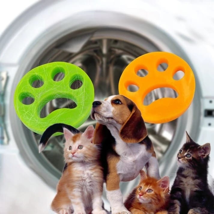 لمامة وبر سيليكون للغسيل وازالة شعر القطط والكلاب قابة لاعادة الاستخدام