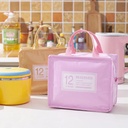 شنطه وتربروف لتنظيم و حمل ادوات الميك اب اللانش بوكس و مناسبه للسفر بيد