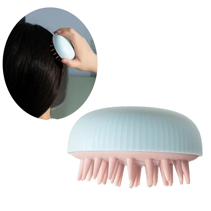 فرشه مساج و تدليك الشعر سيليكون لتنشيط الدوره الدمويه و العنايه بفروه الرأس