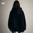 Good Things are F*cking Comingهودي اوفر سايز قطن بكابيشو باللون الاسود للرجال والنساء