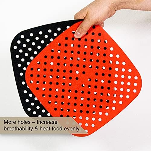 بطانة وقاعدة سيليكون مربعة للاير فراير غير لاصقة قابلة لاعادة الاستخدام