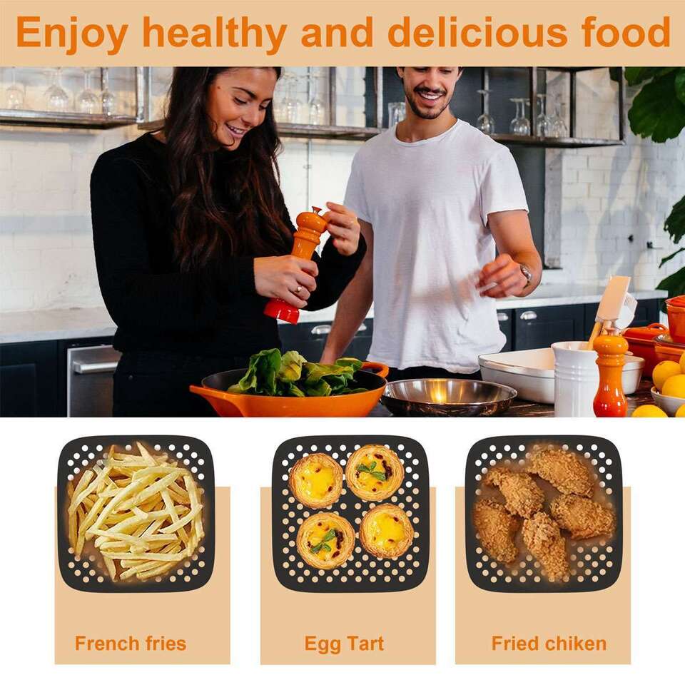 قاعدة وبطانة سيليكون للاير فراير غير لاصقة قابلة لإعادة الأستخدام