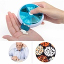 منظم أسبوعي لحبوب الدواء والفيتامينات محمول مثالي لعدم النسيان وللسفر والخروج